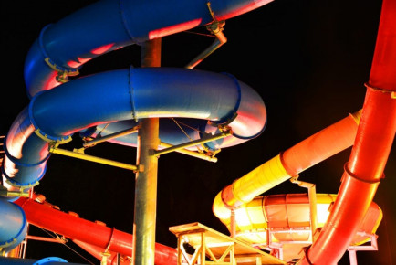 Rutschvergnügen in der Erlebnistherme Amadé