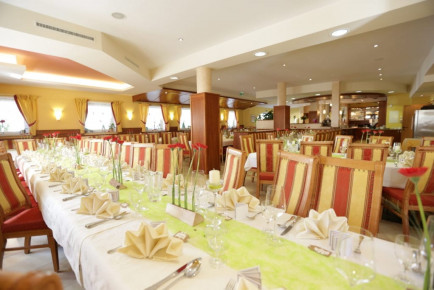 gedeckter Tisch im Hotel Post Walter in Radstadt