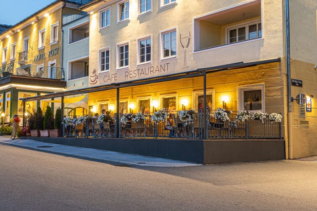 Café in Radstadt, Hotel Post